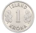 Монета 1 крона 1977 года Исландия (Артикул: K12-34768) — Фото №2