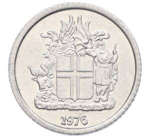 1 крона 1976 года Исландия — Фото №1
