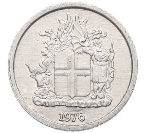1 крона 1976 года Исландия — Фото №1