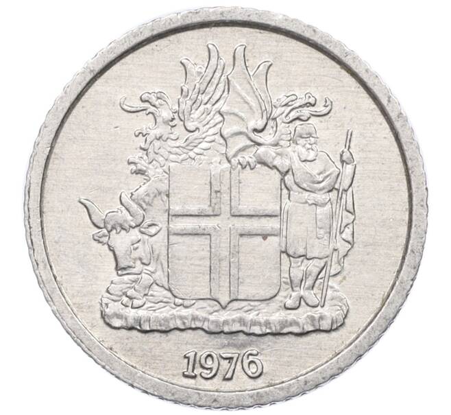 Монета 1 крона 1976 года Исландия (Артикул: K12-34770) — Фото №1