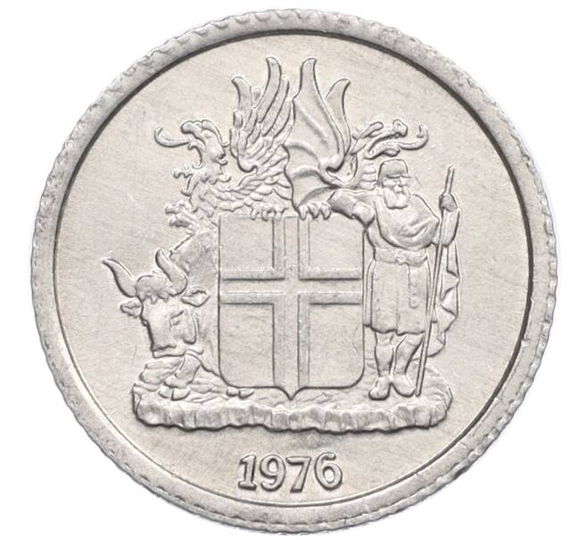 Монета 1 крона 1976 года Исландия (Артикул: K12-34771) — Фото №1