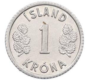 1 крона 1976 года Исландия — Фото №2