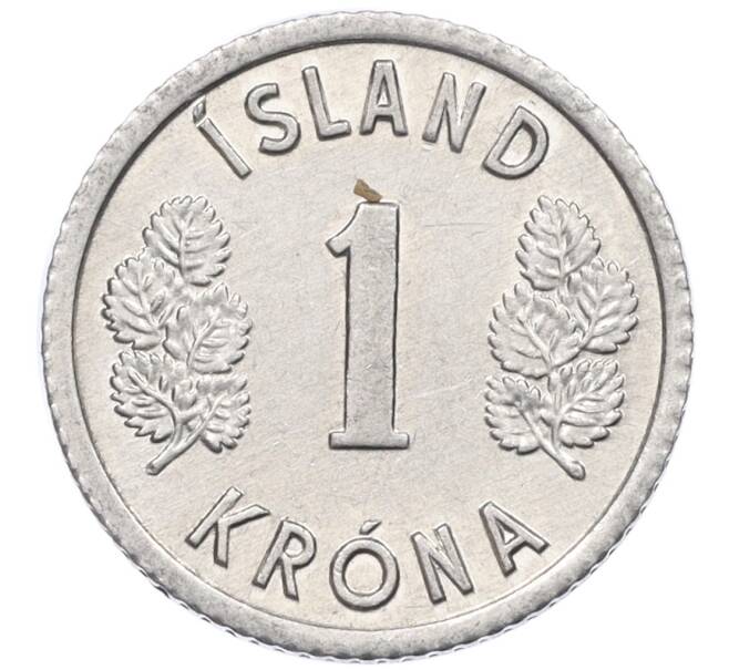Монета 1 крона 1976 года Исландия (Артикул: K12-34771) — Фото №2
