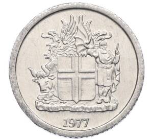 1 крона 1977 года Исландия — Фото №1