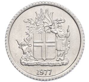 1 крона 1977 года Исландия — Фото №1