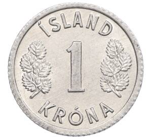 1 крона 1976 года Исландия — Фото №2