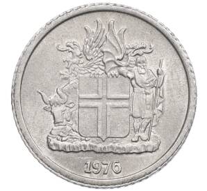 1 крона 1976 года Исландия — Фото №1