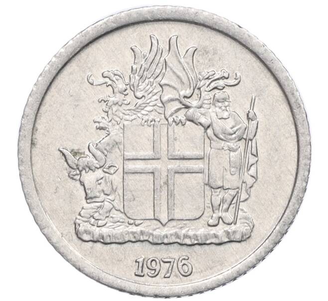 Монета 1 крона 1976 года Исландия (Артикул: K12-34779) — Фото №1