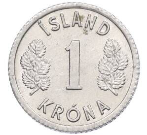 1 крона 1976 года Исландия — Фото №2