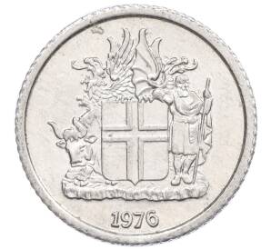 1 крона 1976 года Исландия — Фото №1