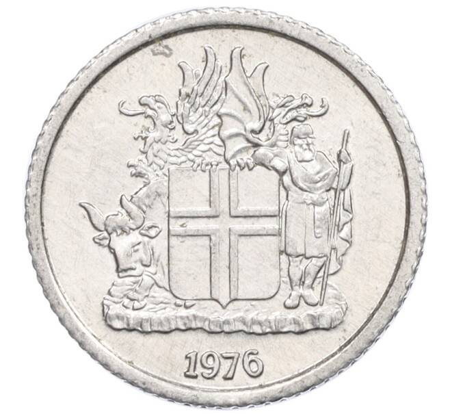 Монета 1 крона 1976 года Исландия (Артикул: K12-34783) — Фото №1
