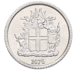 1 крона 1976 года Исландия — Фото №1