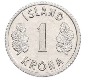 1 крона 1976 года Исландия — Фото №2