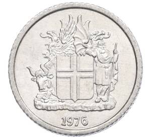 1 крона 1976 года Исландия — Фото №1