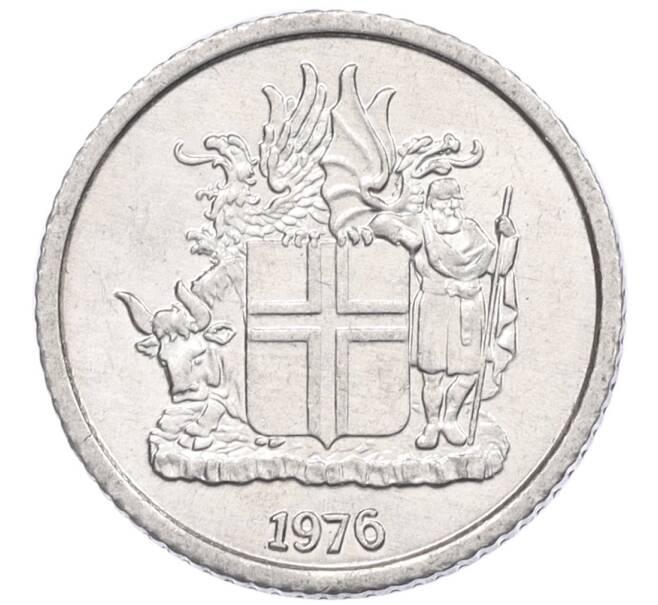 Монета 1 крона 1976 года Исландия (Артикул: K12-34789) — Фото №1