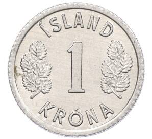 1 крона 1976 года Исландия — Фото №2