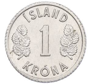 1 крона 1976 года Исландия — Фото №2
