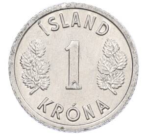 1 крона 1976 года Исландия — Фото №2