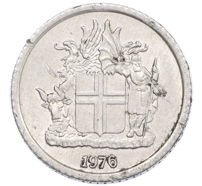 Монета 1 крона 1976 года Исландия (Артикул: K12-34796) — Фото №1