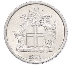 1 крона 1976 года Исландия — Фото №1