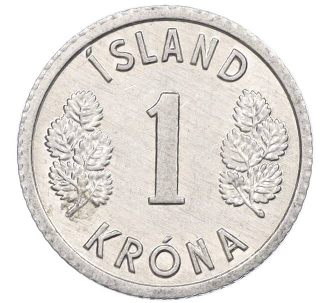 Монета 1 крона 1976 года Исландия (Артикул: K12-34800) — Фото №2
