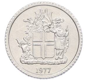 1 крона 1977 года Исландия — Фото №1