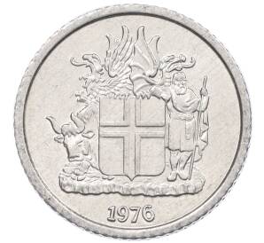 1 крона 1976 года Исландия — Фото №1