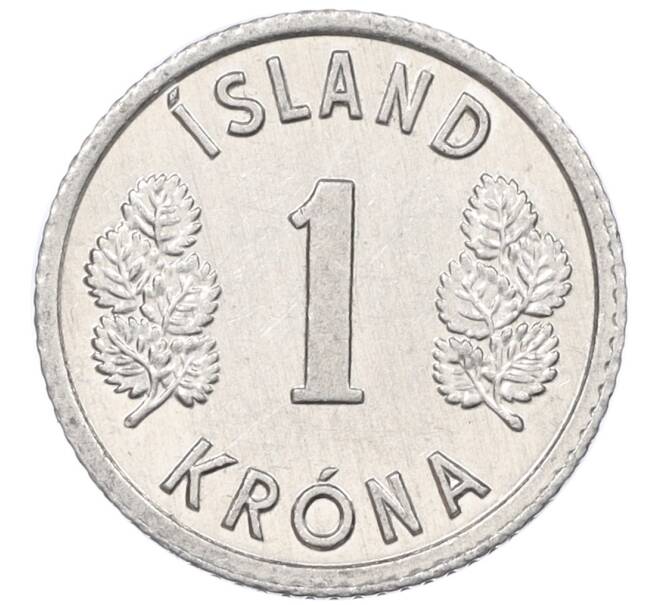 Монета 1 крона 1976 года Исландия (Артикул: K12-34804) — Фото №2