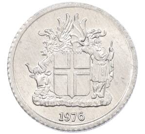 1 крона 1976 года Исландия — Фото №1