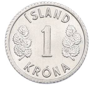 1 крона 1976 года Исландия — Фото №2