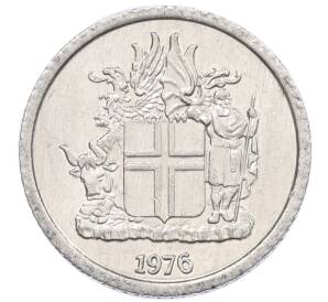 1 крона 1976 года Исландия — Фото №1
