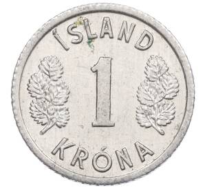 1 крона 1976 года Исландия — Фото №2