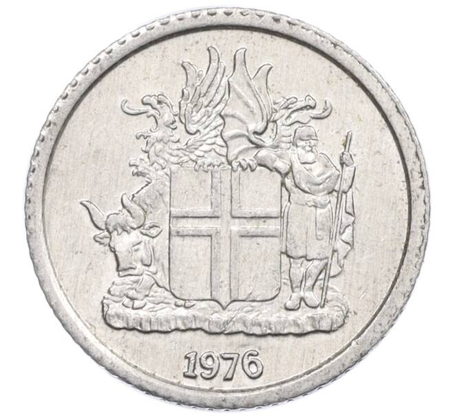 Монета 1 крона 1976 года Исландия (Артикул: K12-34818) — Фото №1
