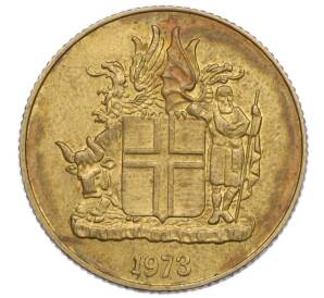 1 крона 1973 года Исландия — Фото №1