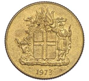 1 крона 1973 года Исландия — Фото №1