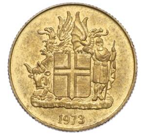 1 крона 1973 года Исландия — Фото №1
