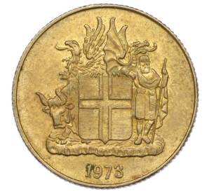 1 крона 1973 года Исландия — Фото №1