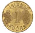 Монета 1 крона 1974 года Исландия (Артикул: K12-34845) — Фото №2