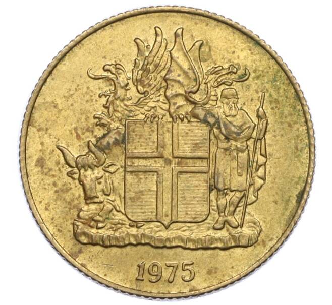 Монета 1 крона 1975 года Исландия (Артикул: K12-34847) — Фото №1
