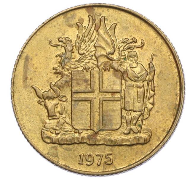 Монета 1 крона 1975 года Исландия (Артикул: K12-34854) — Фото №1