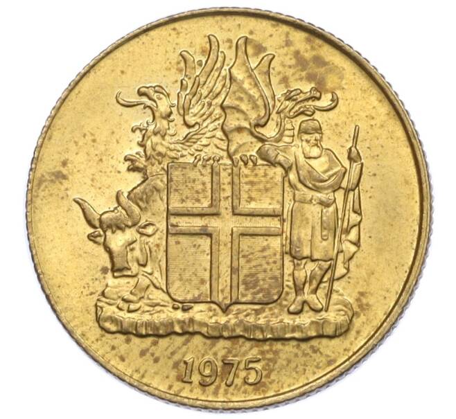 Монета 1 крона 1975 года Исландия (Артикул: K12-34862) — Фото №1