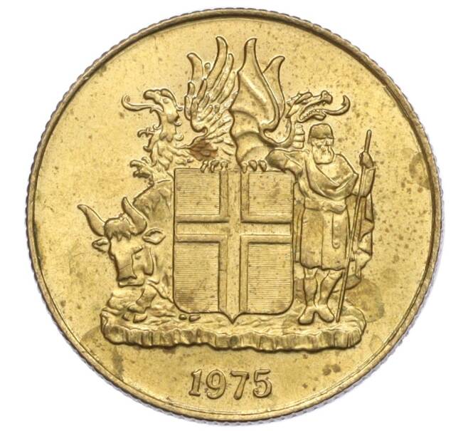 Монета 1 крона 1975 года Исландия (Артикул: K12-34863) — Фото №1