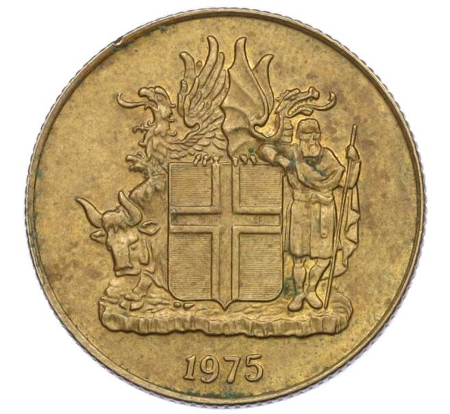 Монета 1 крона 1975 года Исландия (Артикул: K12-34866) — Фото №1