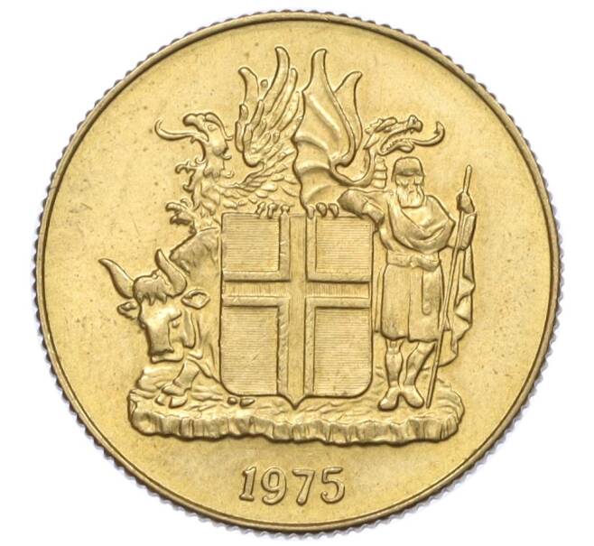 Монета 1 крона 1975 года Исландия (Артикул: K12-34868) — Фото №1