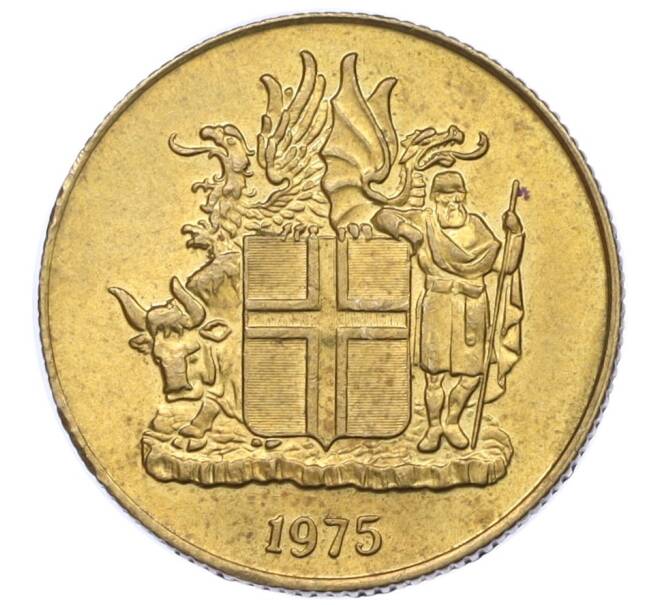 Монета 1 крона 1975 года Исландия (Артикул: K12-34871) — Фото №1