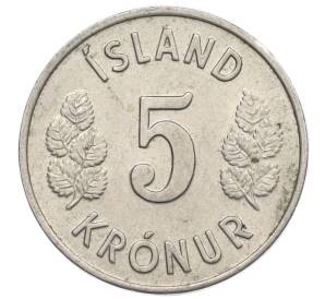 5 крон 1977 года Исландия — Фото №2
