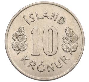 10 крон 1976 года Исландия — Фото №2