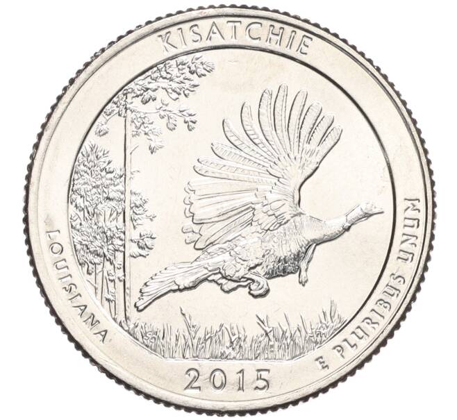 Монета 1/4 доллара (25 центов) 2015 года D США «Национальные парки — №27 Национальный заповедник Китсачи» (Артикул: M2-0880) — Фото №1