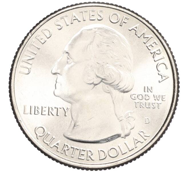 Монета 1/4 доллара (25 центов) 2015 года D США «Национальные парки — №27 Национальный заповедник Китсачи» (Артикул: M2-0880) — Фото №2