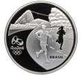 Монета 5 риалов 2015 года Бразилия «XXXI летние Олимпийские Игры в Рио-де-Жанейро 2016 года — Бег и Музей современного искусства» (Артикул: M2-77212) — Фото №2